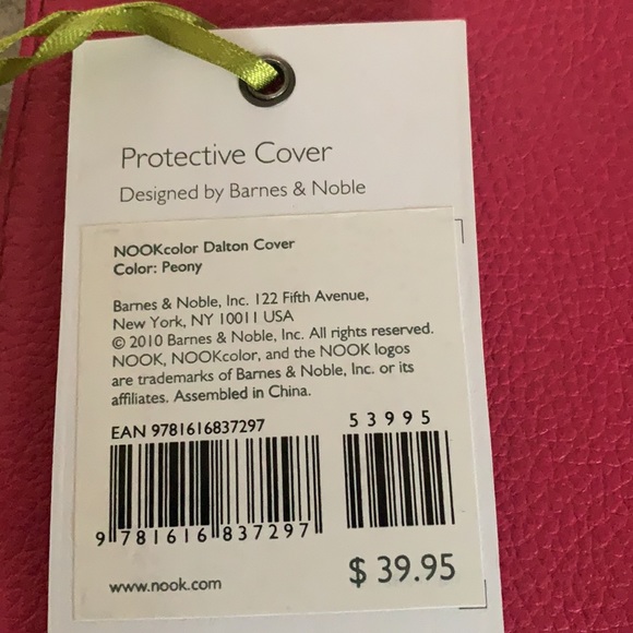 Nook leather protection cover pocket - Picture 2 of 6